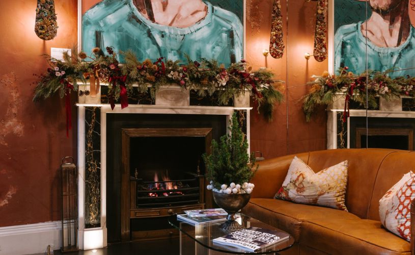 No15 by GuestHouse Bath - lounge at Christmas